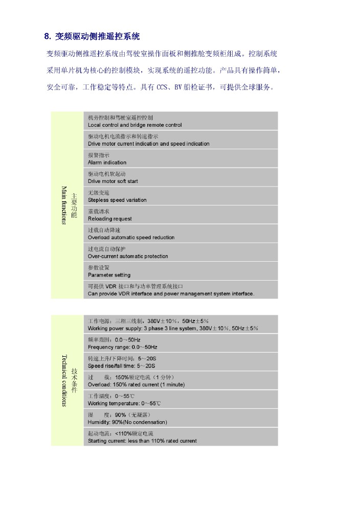 變頻驅動側推遙控系統(tǒng)